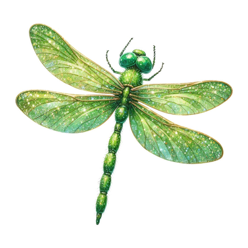 Colorful Dragonfly Fabric Panel 14