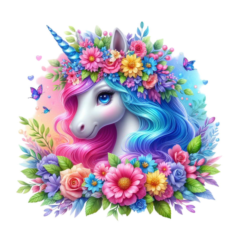 Colorful Magical Unicorn Fabric Panel 11