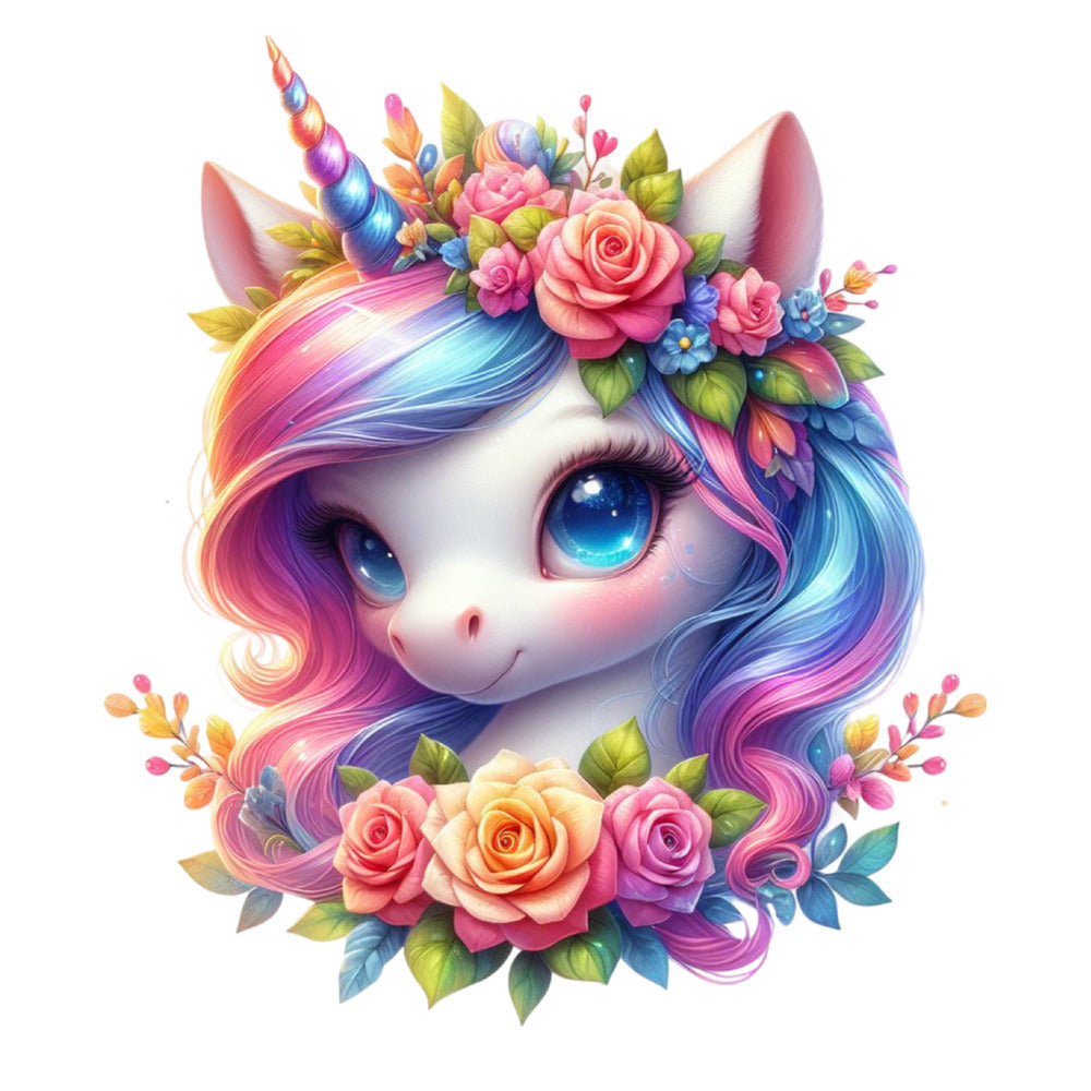 Colorful Magical Unicorn Fabric Panel 26