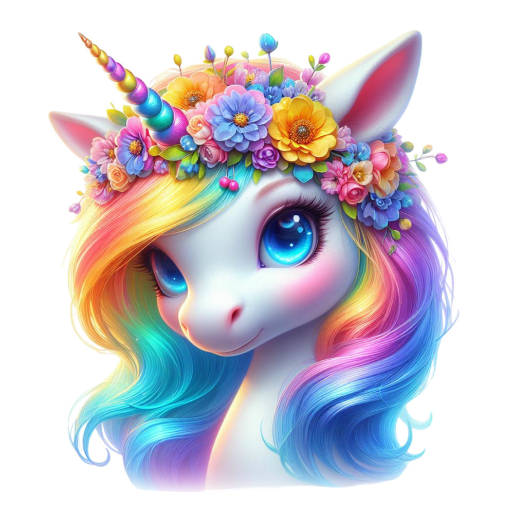 Colorful Magical Unicorn Fabric Panel 27