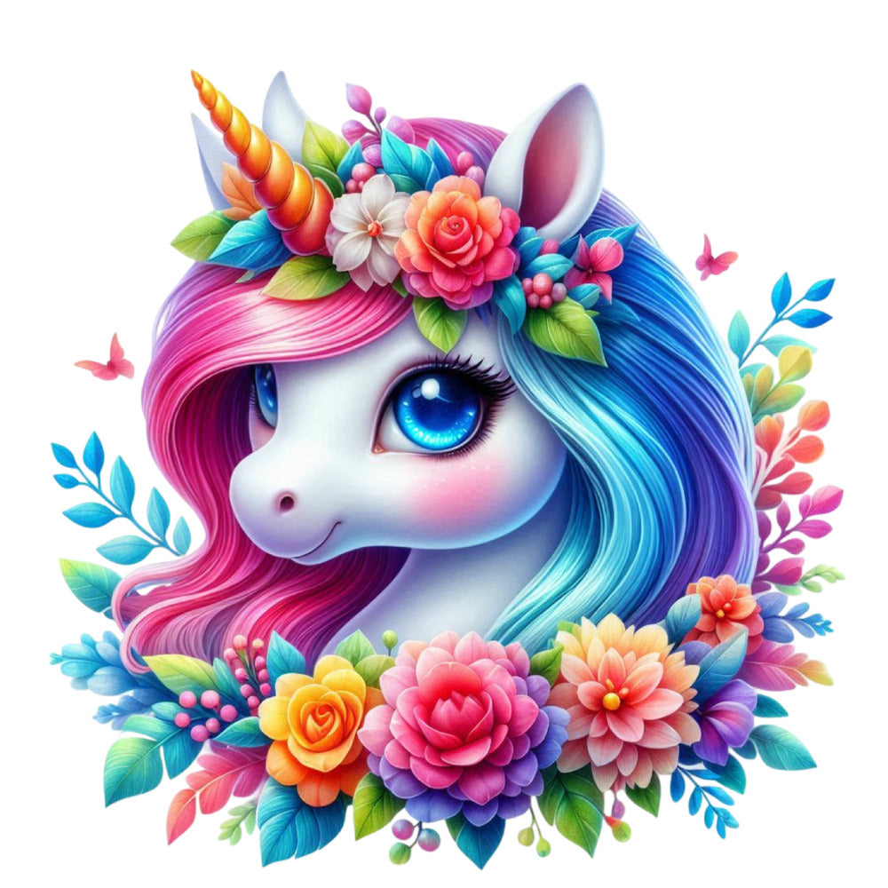 Colorful Magical Unicorn Fabric Panel 28