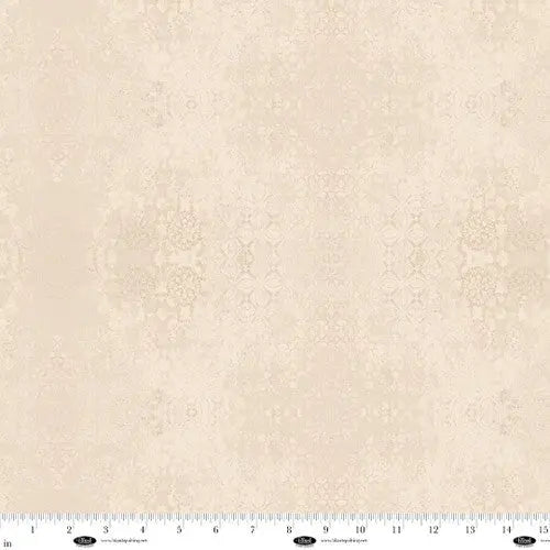 Cream Textured Damask Casabella Cotton Wideback Fabric – 108in Wide – Per Yard – Blank Quilting