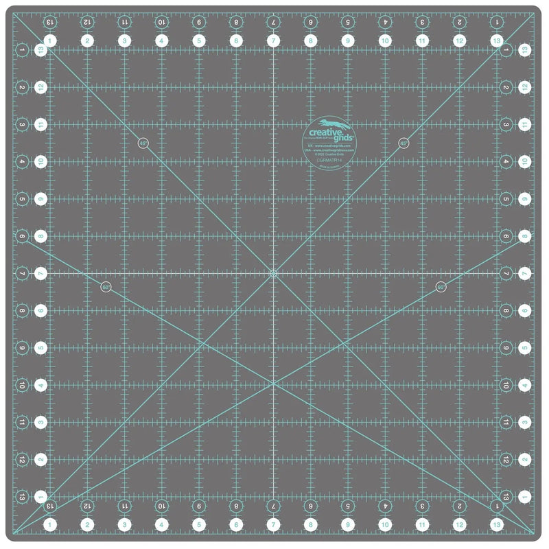Creative Grids Self-Healing Rotating Rotary Cutting Mat 14in x 14in