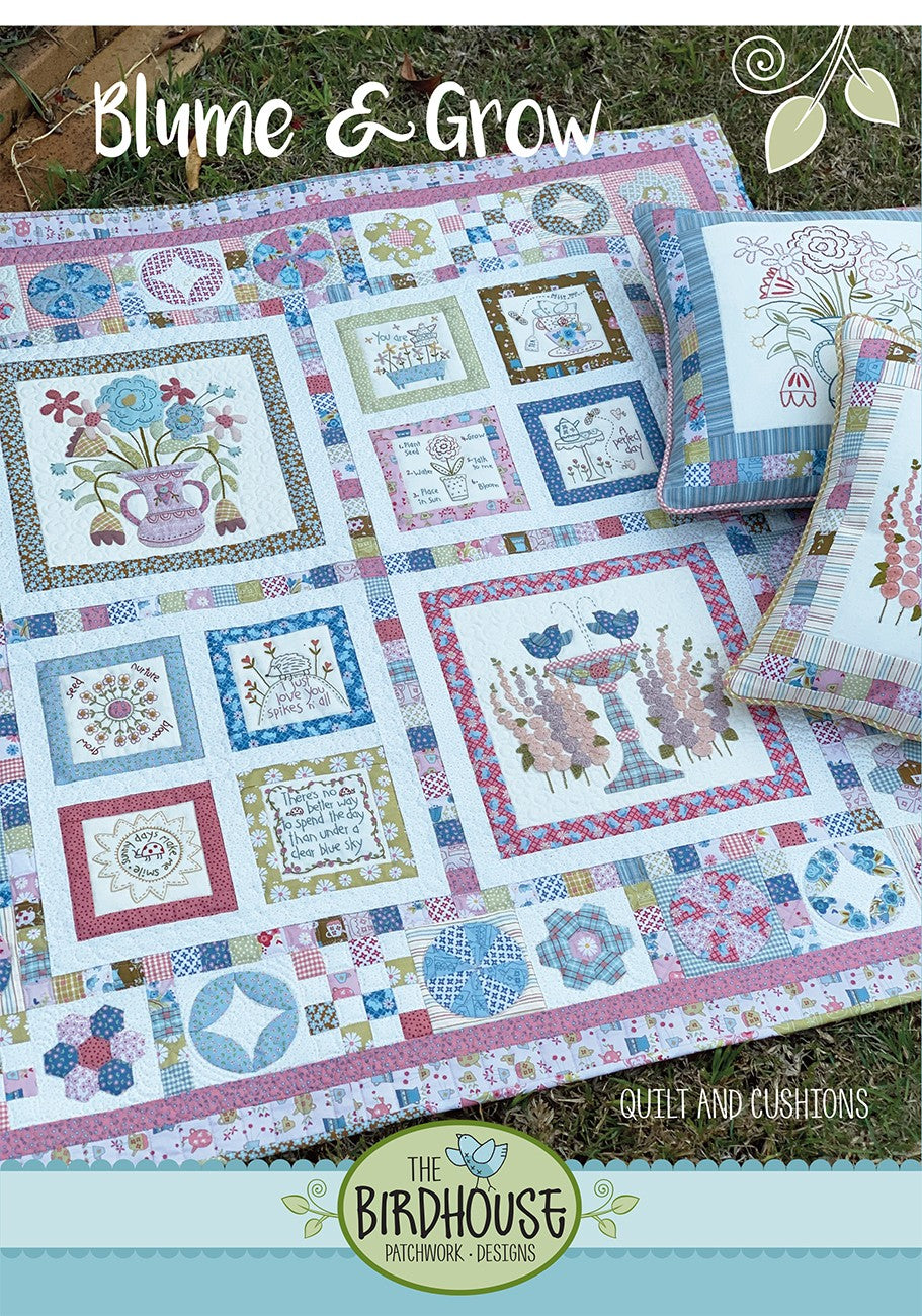 Blume & Grow Quilt & Cushions