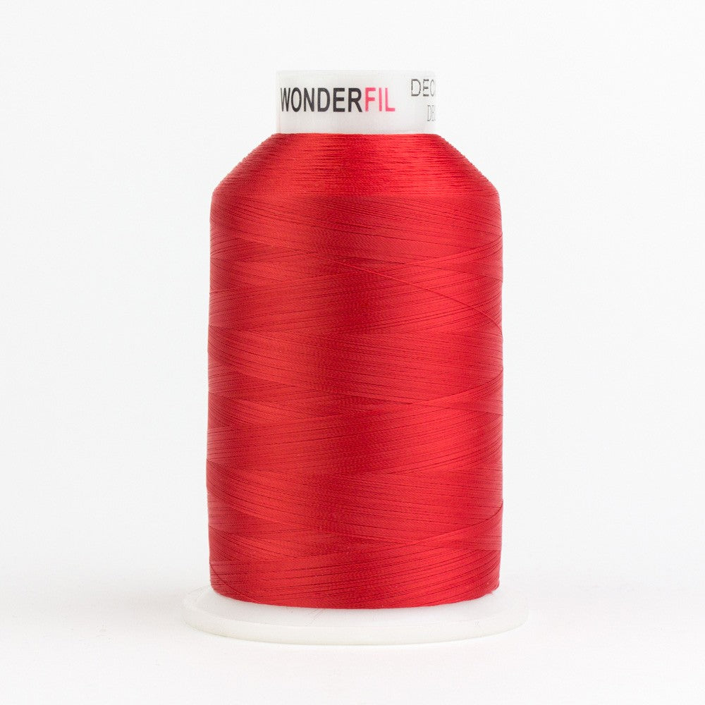 DecoBob Cottonized Polyester 80wt 6000m Red