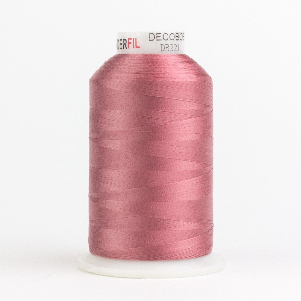 DecoBob Cottonized Polyester 80wt 6000m Dusty Rose