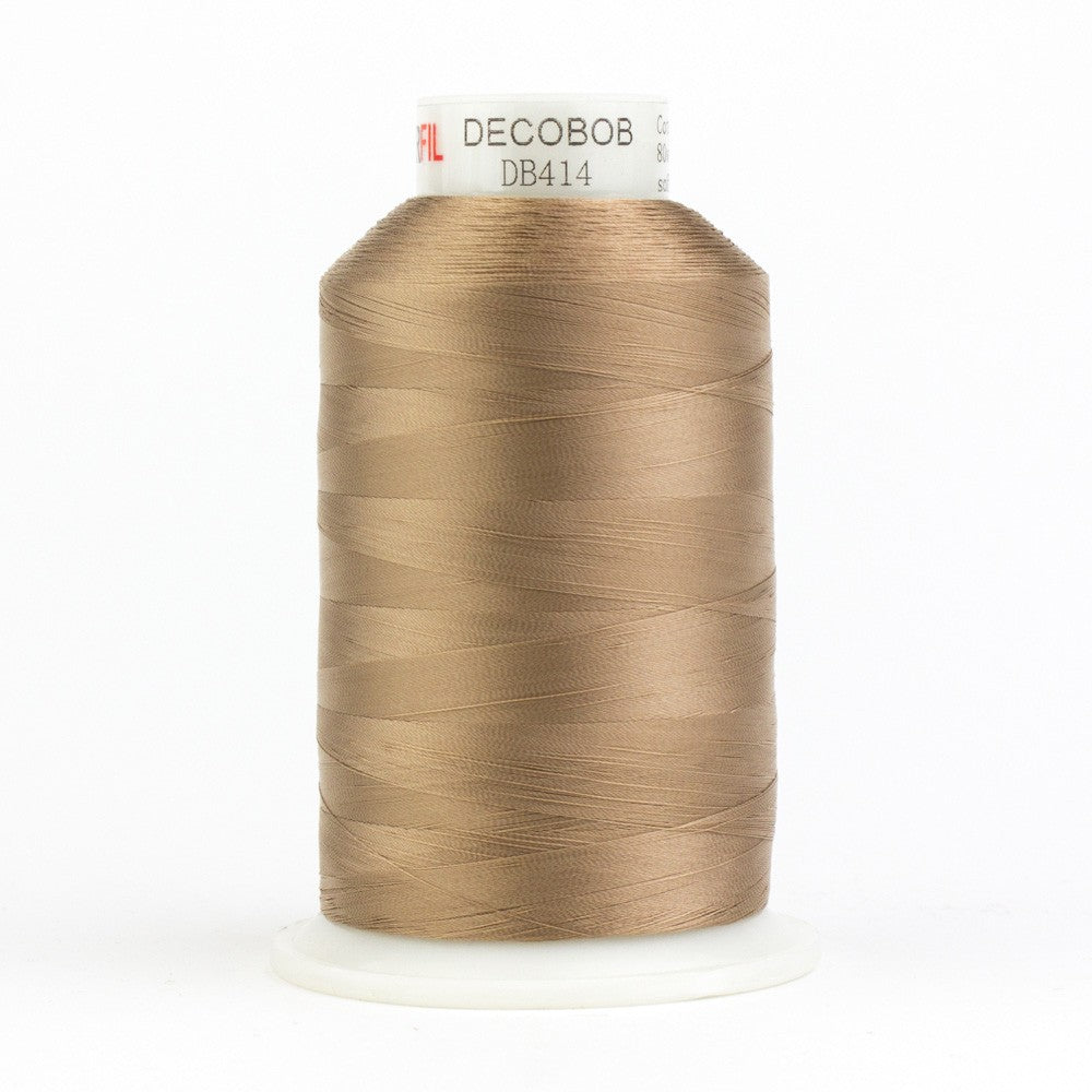 DecoBob Cottonized Polyester 80wt 6000m Soft Tan