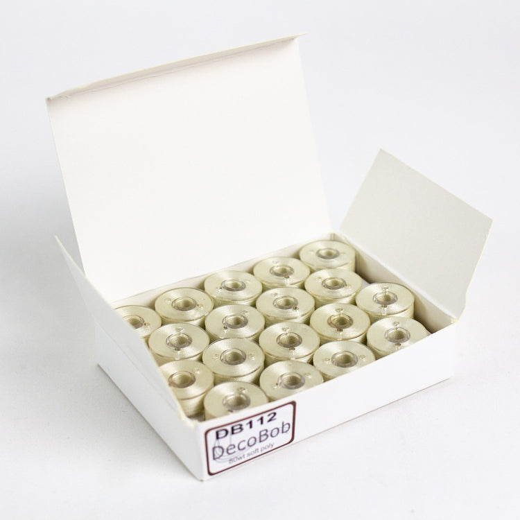 DecoBob Prewound Bobbins Size L 36ct Antique White