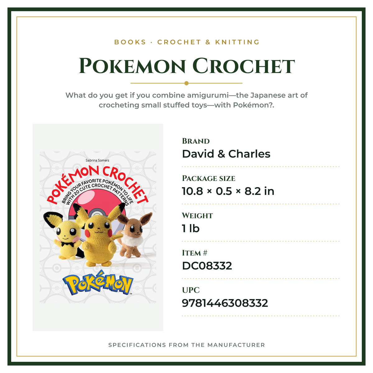 Product Specifications – Pokemon Crochet