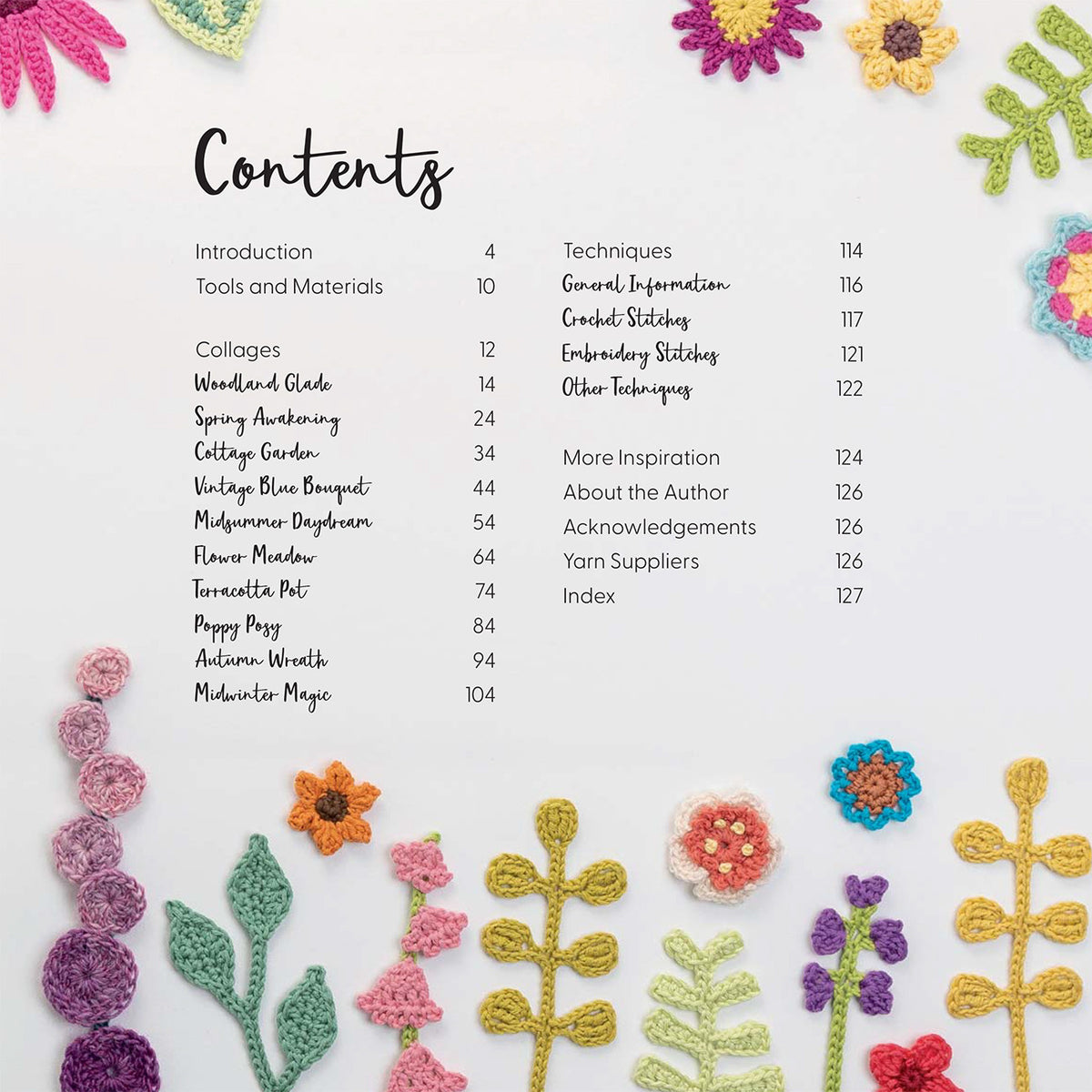 Crochet Collage Garden