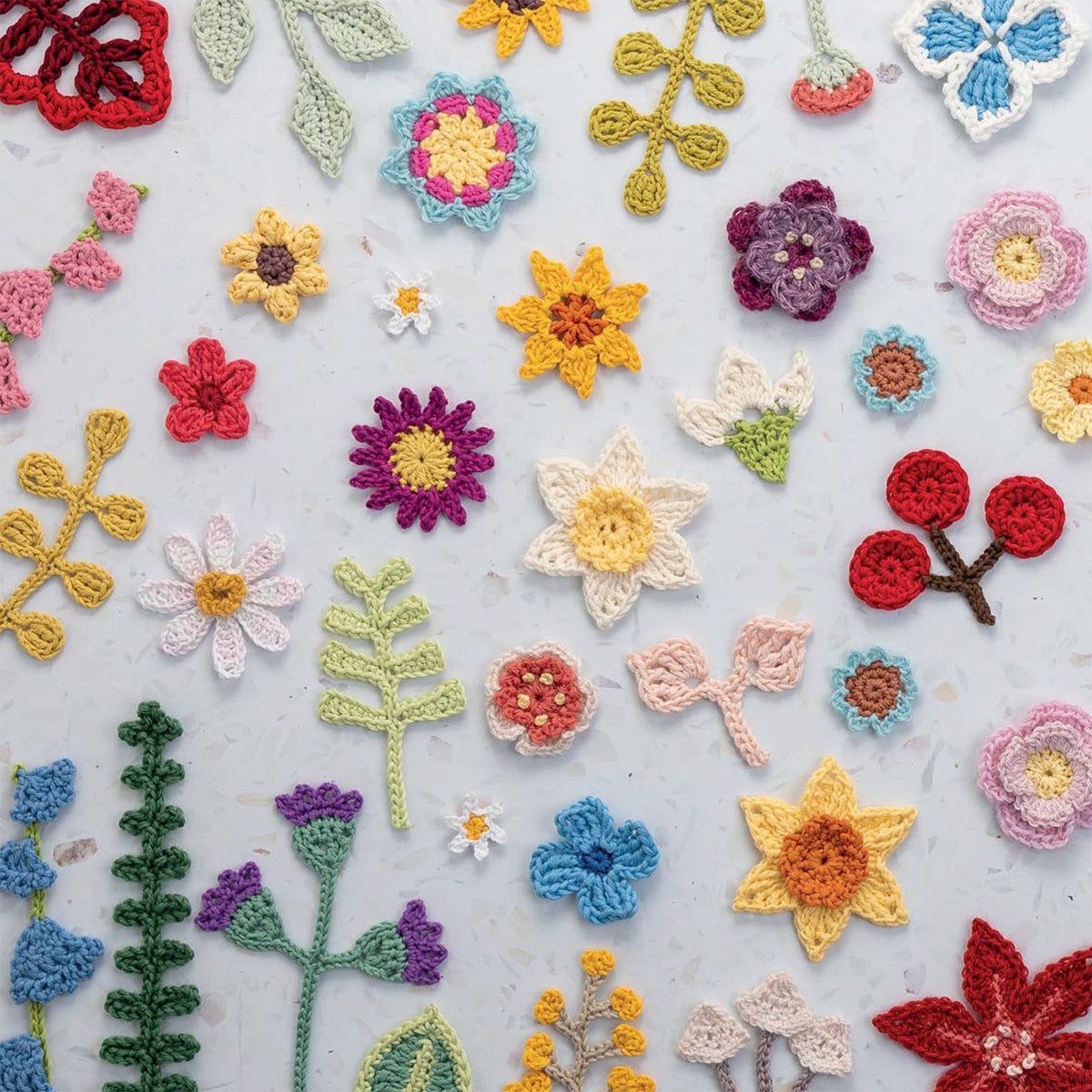 Crochet Collage Garden