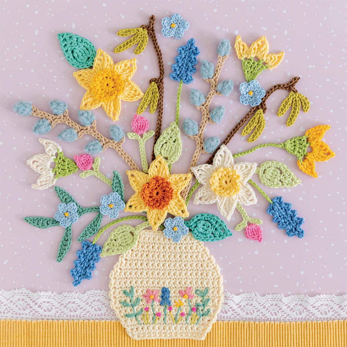 Crochet Collage Garden