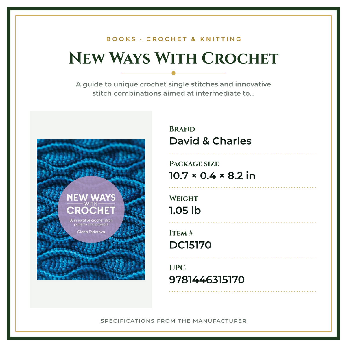 Product Specifications – New Ways With Crochet