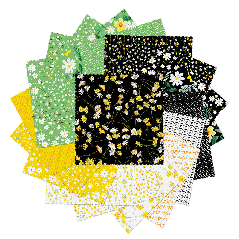 Delightful Daisies 10in Squares, 42pcs/bundle