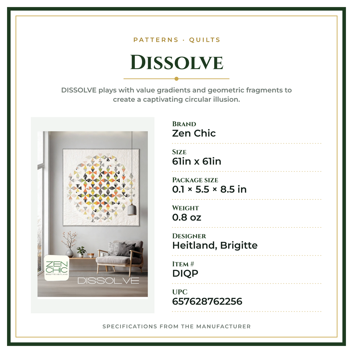 Product Specifications – Dissolve