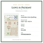 Product Specifications – Love is Patient