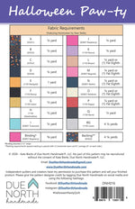 Halloween Paw-ty Quilt Pattern