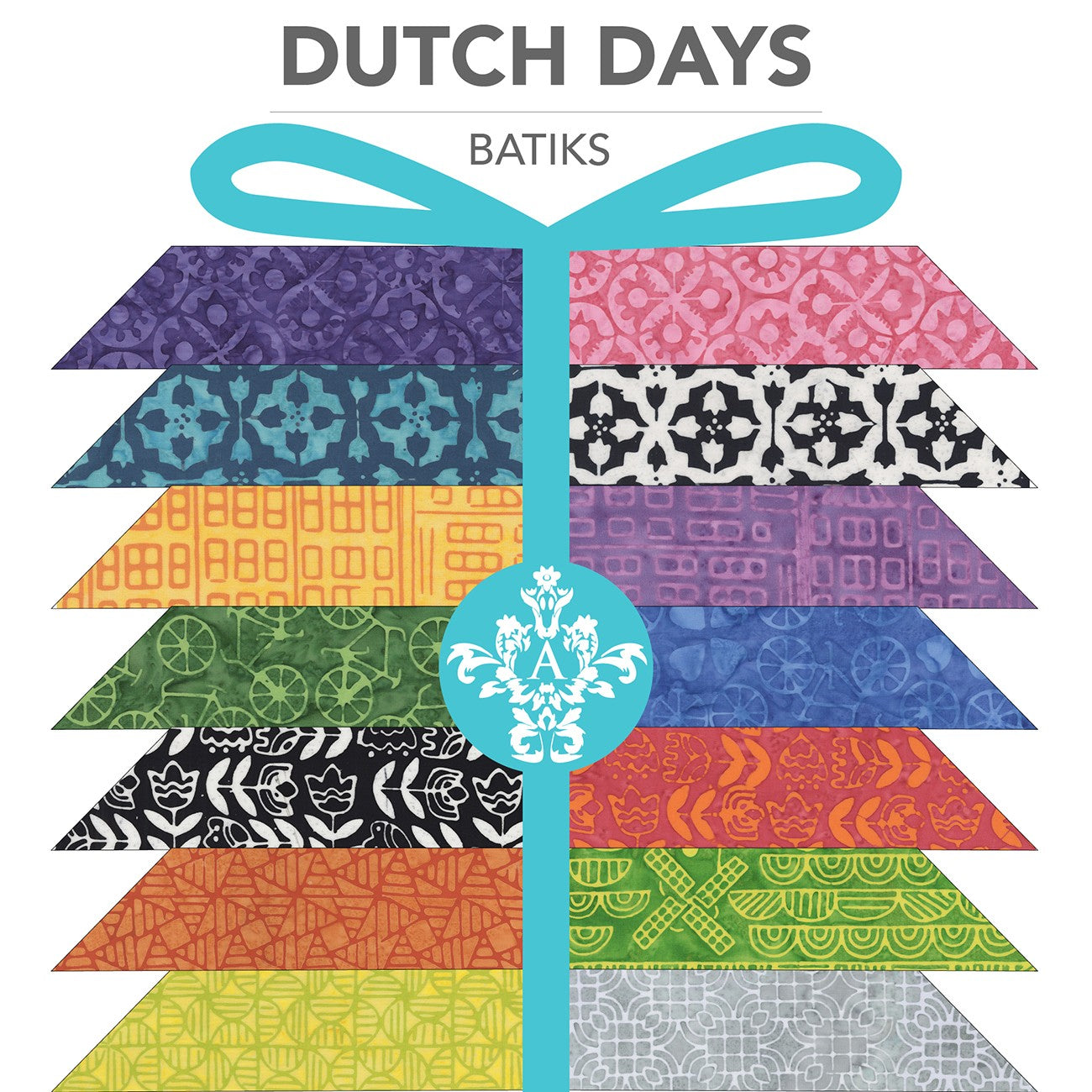 Fat Quarter Bundle, Multi, Batik Cotton