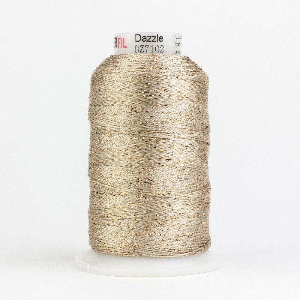 Dazzle 8wt Metallic 411m Ecru