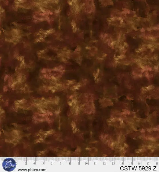 Dark Brown Color Stories Cotton Wideback Fabric per yard