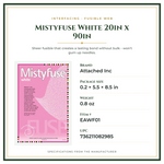 Product Specifications – Mistyfuse White 20in x 90in
