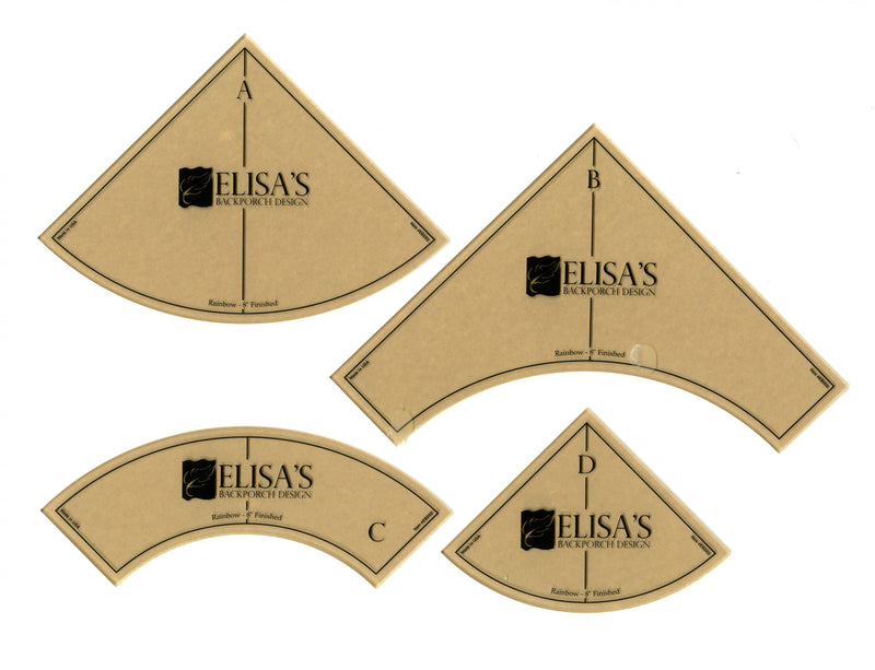 8in Rainbow Acrylic Template