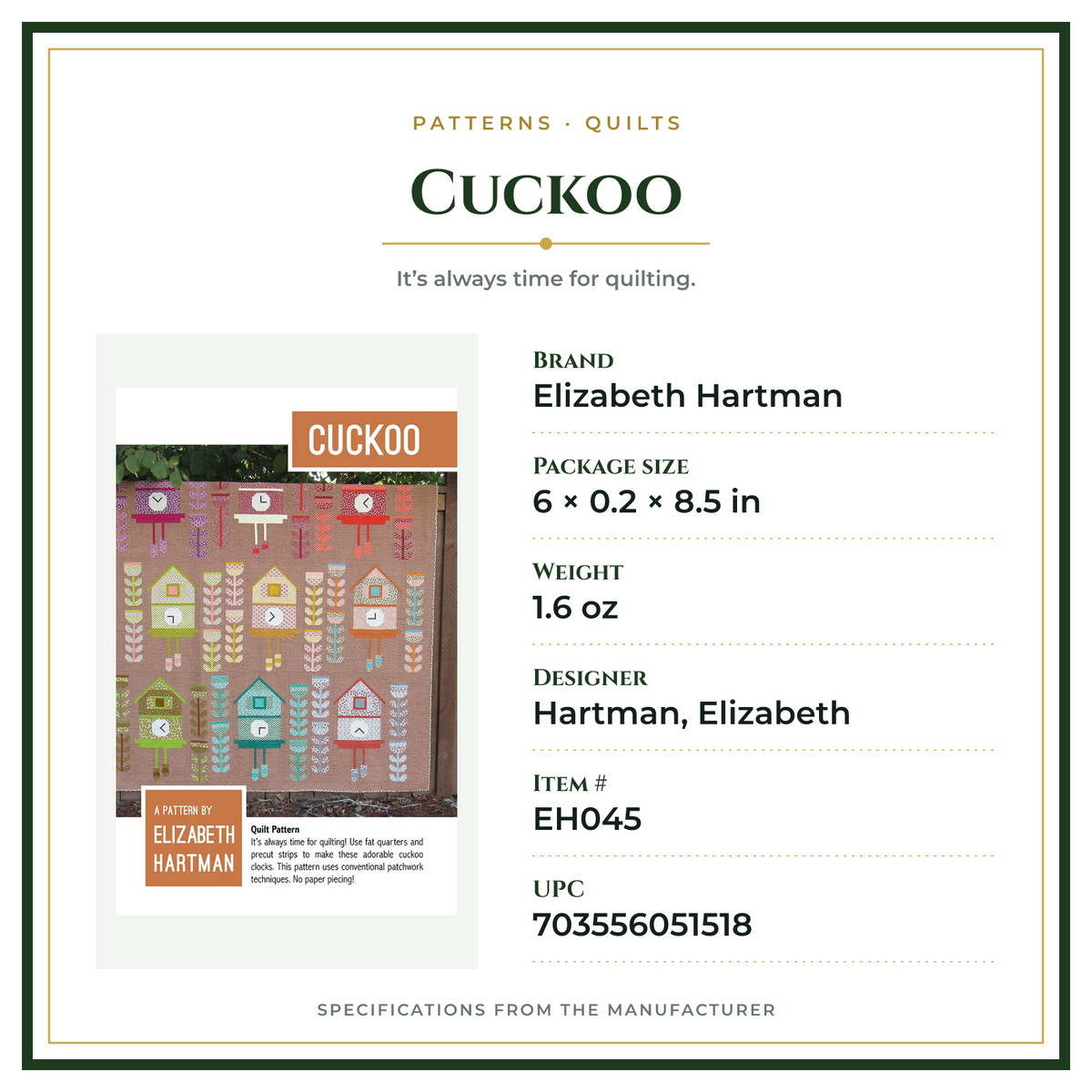 Product Specifications – Cuckoo