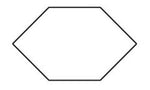 1in Elongated Hexagon Papers