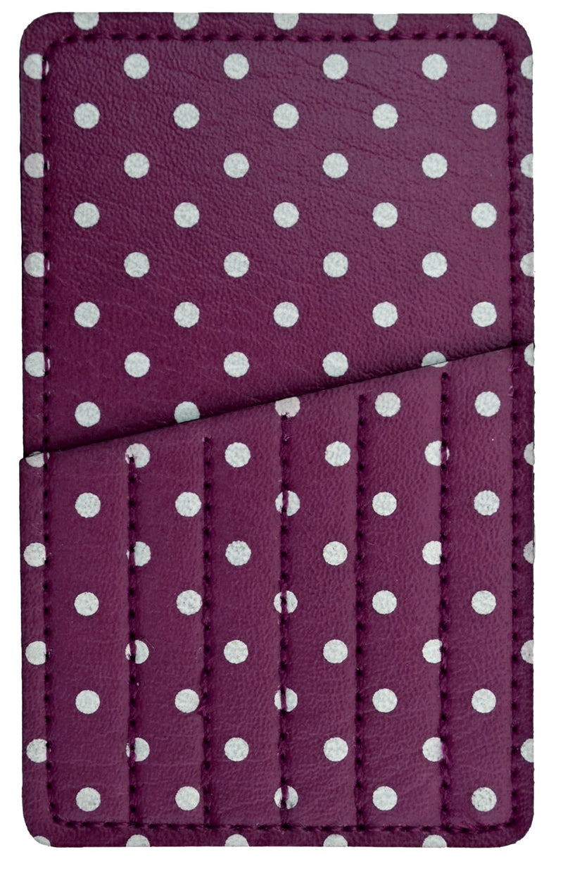 Needle Carry Card Purple Polks Dot