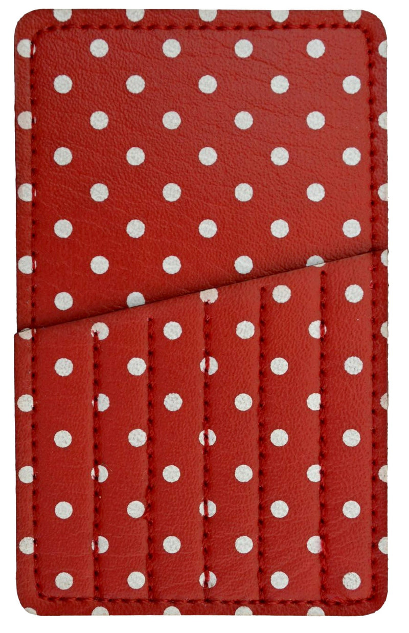 Needle Carry Card Red Polka Dot