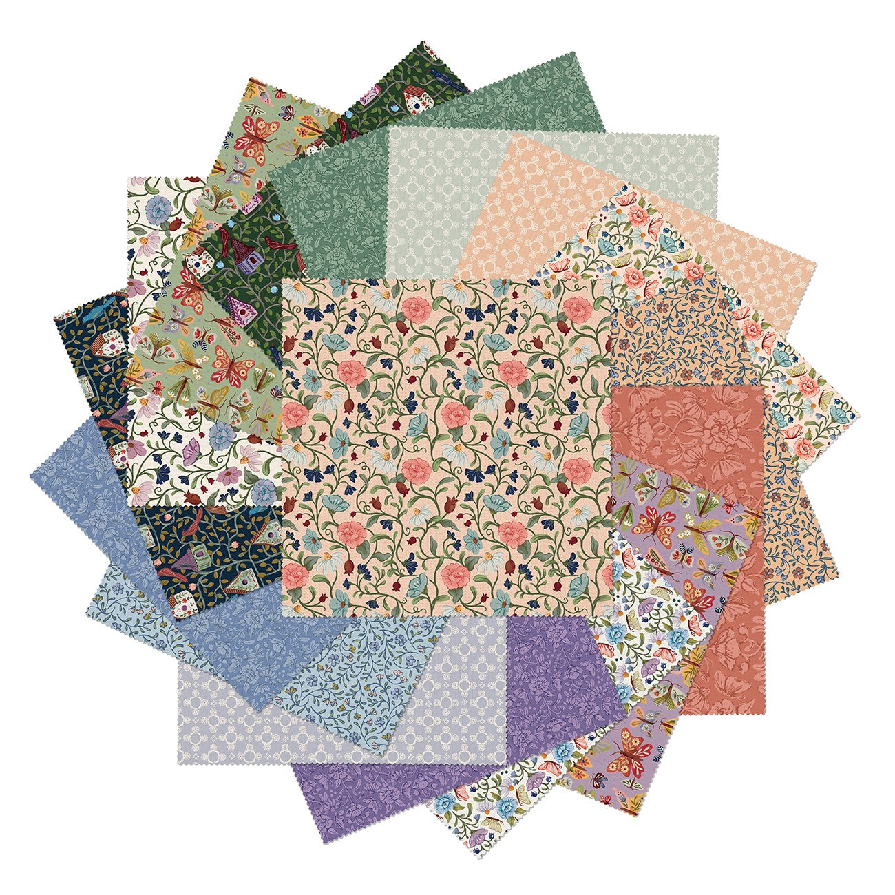 Emma's Farmhouse 10in Squares, 40pcs/bundle