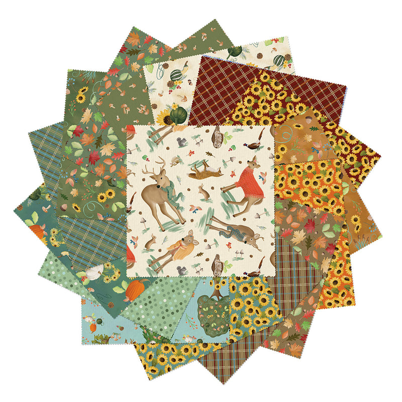 Enchanted Forest 10in Squares, 42pcs/bundle