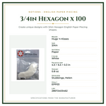 Product Specifications – 3/4in Hexagon x 100