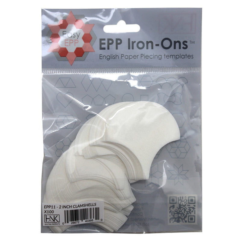 2in Clamshell EPP Iron-ons x 100