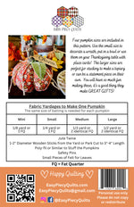 Quilted Pumpkins Pattern