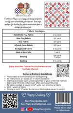 Farmhouse Flags Quilt Pattern