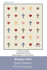 Simple Faith Quilt Pattern