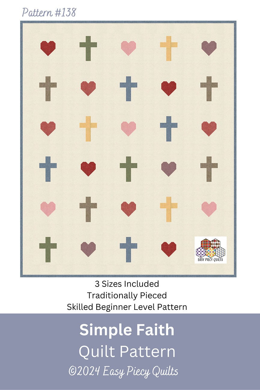 Simple Faith Quilt Pattern