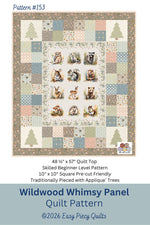 Wildwood Whimsy Panel Quilt Pattern