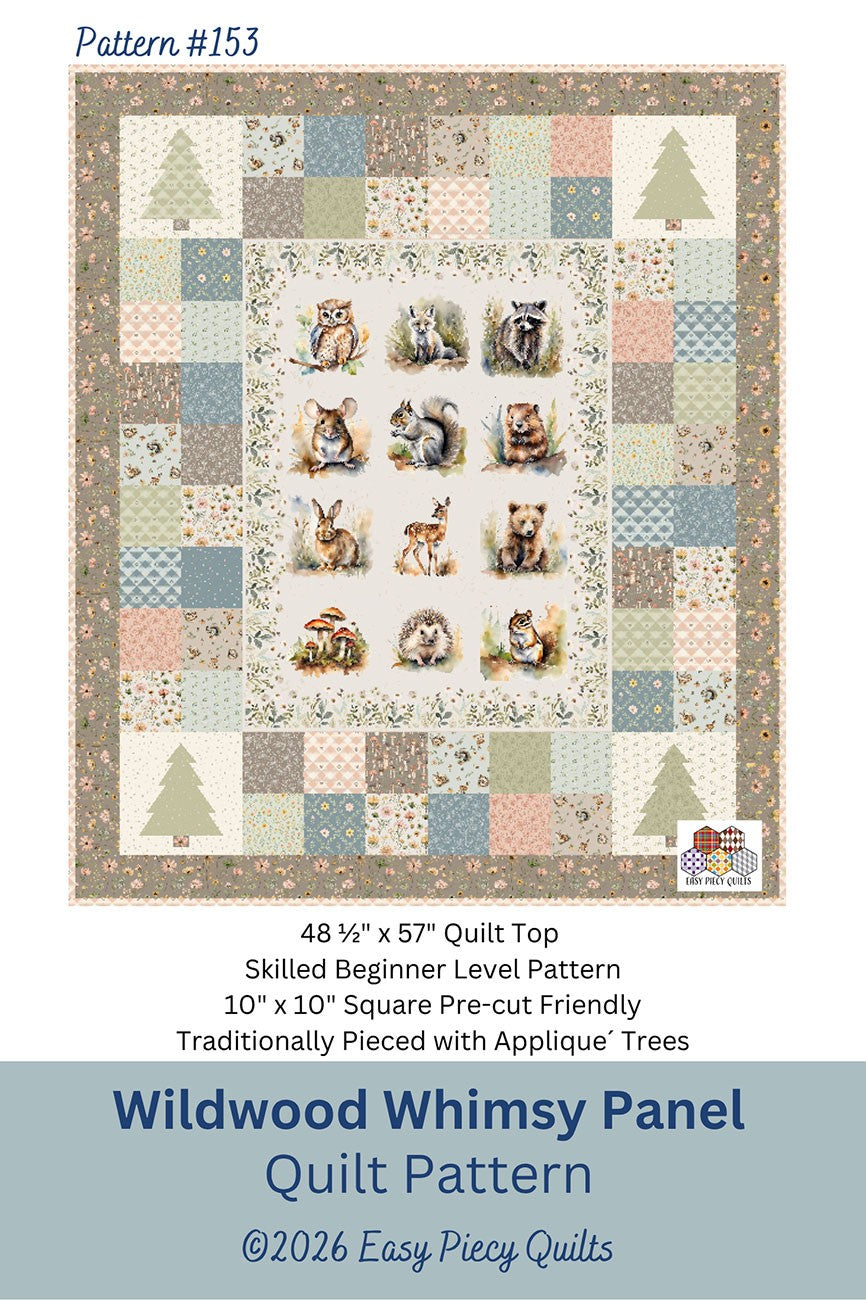 Wildwood Whimsy Panel Quilt Pattern