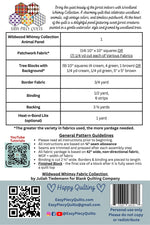 Wildwood Whimsy Panel Quilt Pattern