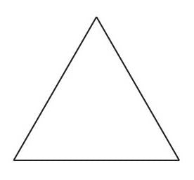 3in Equilateral Triangle Papers