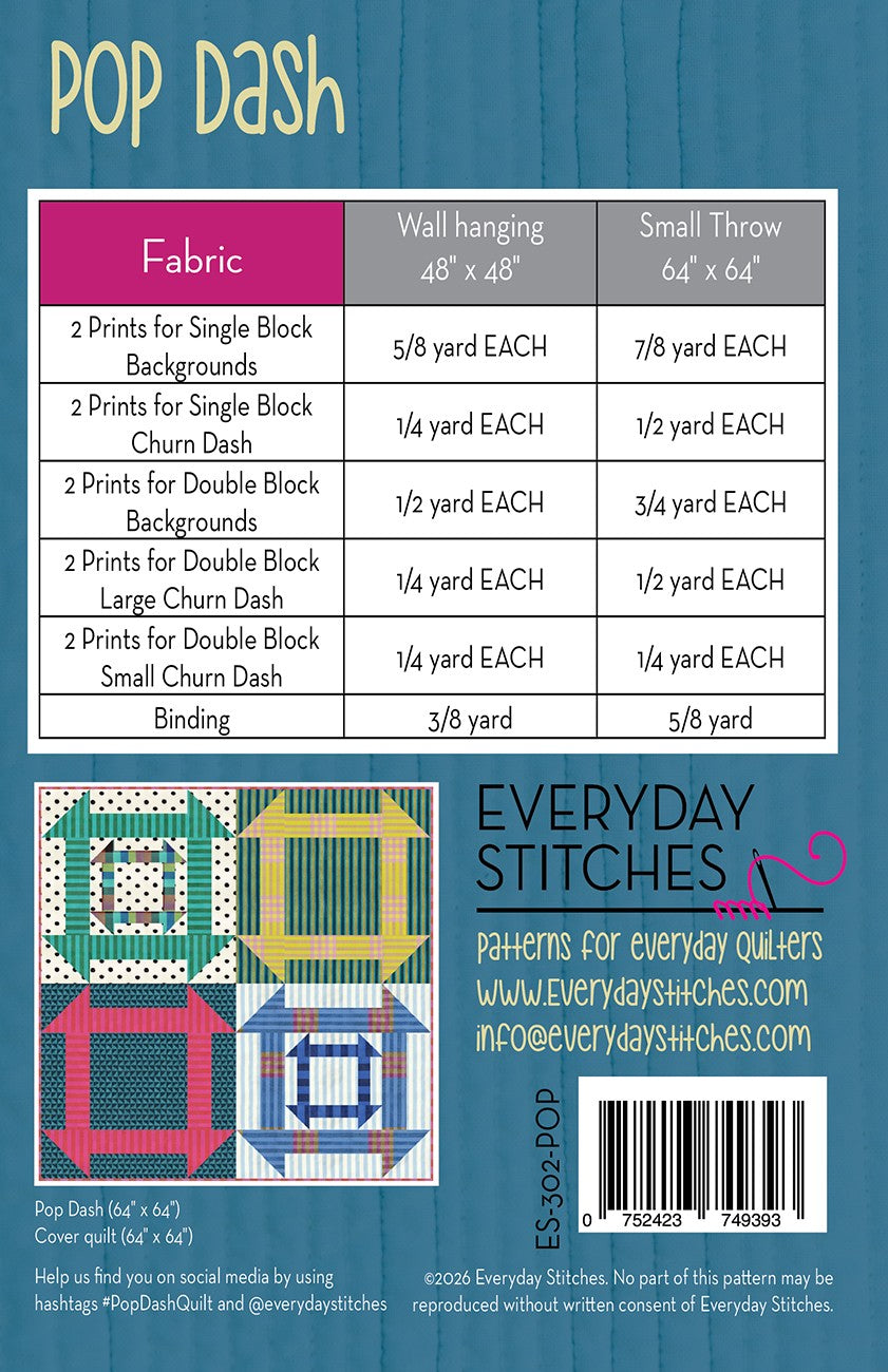 Pop Dash Pattern