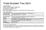Triple Dresden Tree Skirt
