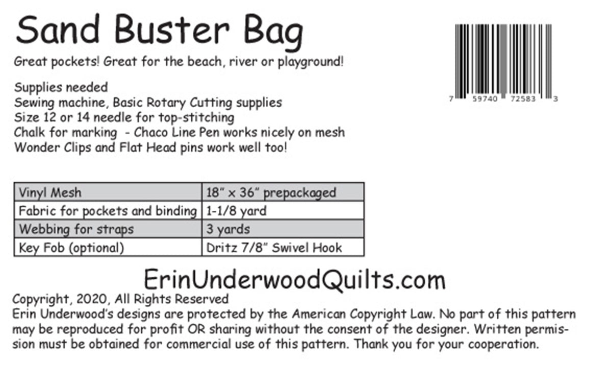 Sand Buster Bag