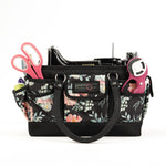 Deluxe Store and Tote Black Floral