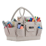 Deluxe Store and Tote Tan Dot