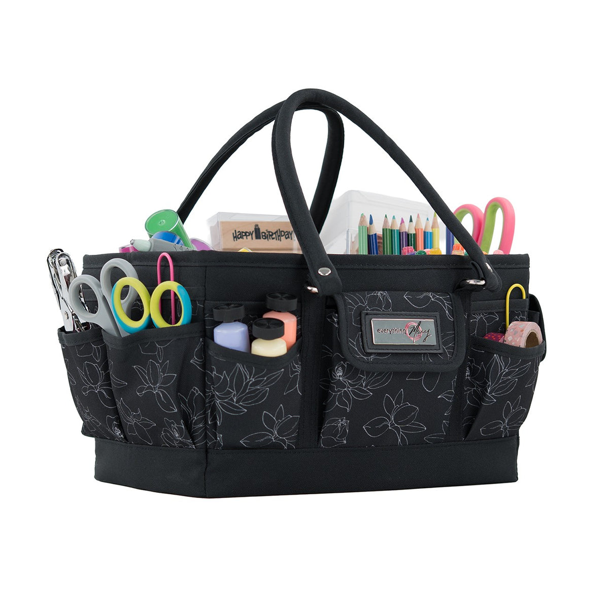 Deluxe Store and Tote Black and White