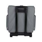 Classic Rolling Craft Tote Gray Stripe
