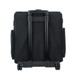 Classic Rolling Craft Tote Black Quilted